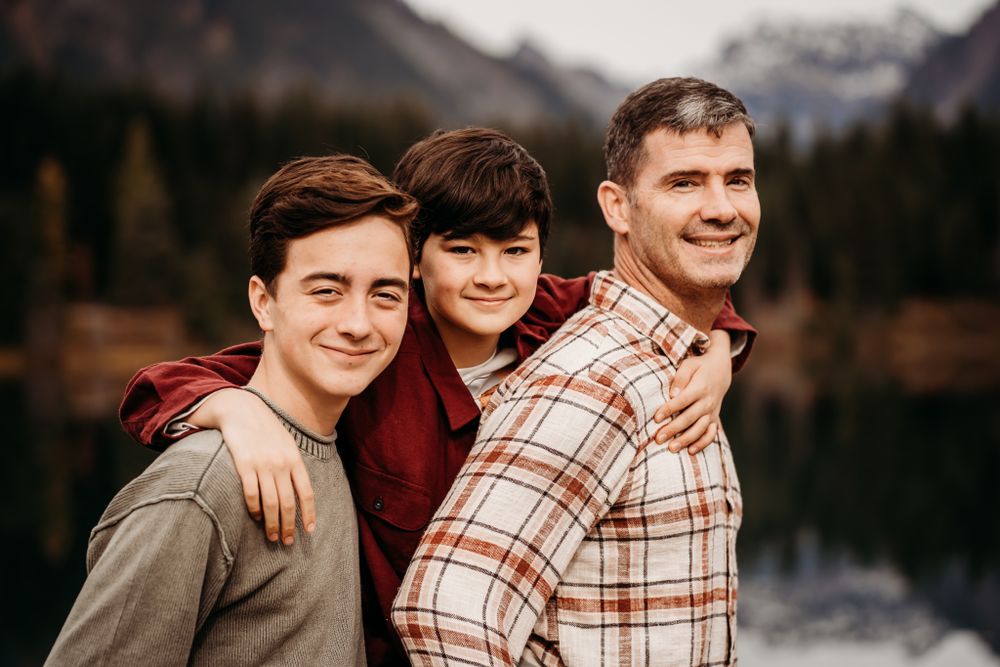 Lake family portrait session by wander and wild photography