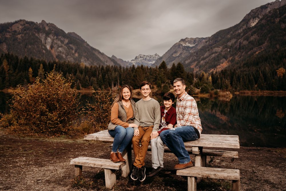 Lake family portrait session by wander and wild photography