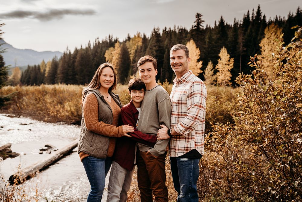 Lake family portrait session by wander and wild photography