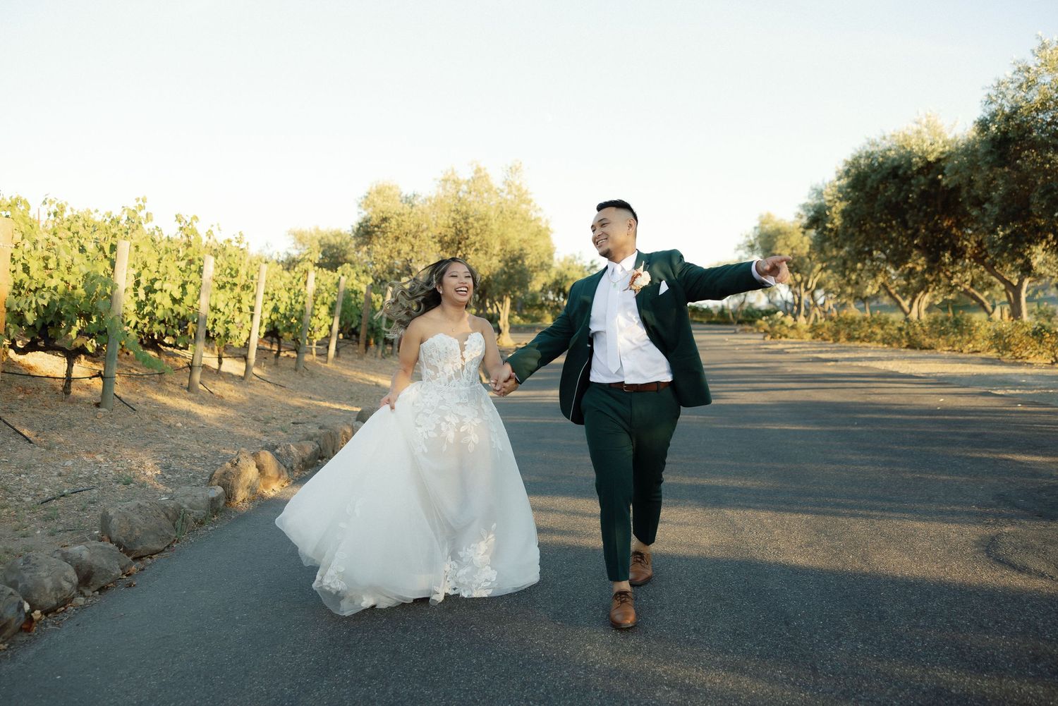 Bride and groom portraits at Viansa Winery - Wedding Venue Sonoma CA