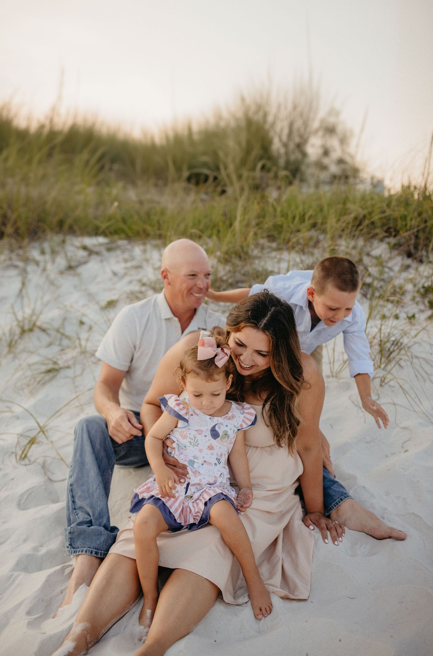 Julianne Drake photography pensacola destin 30a family weddings photos film love snuggles timeless family sunset