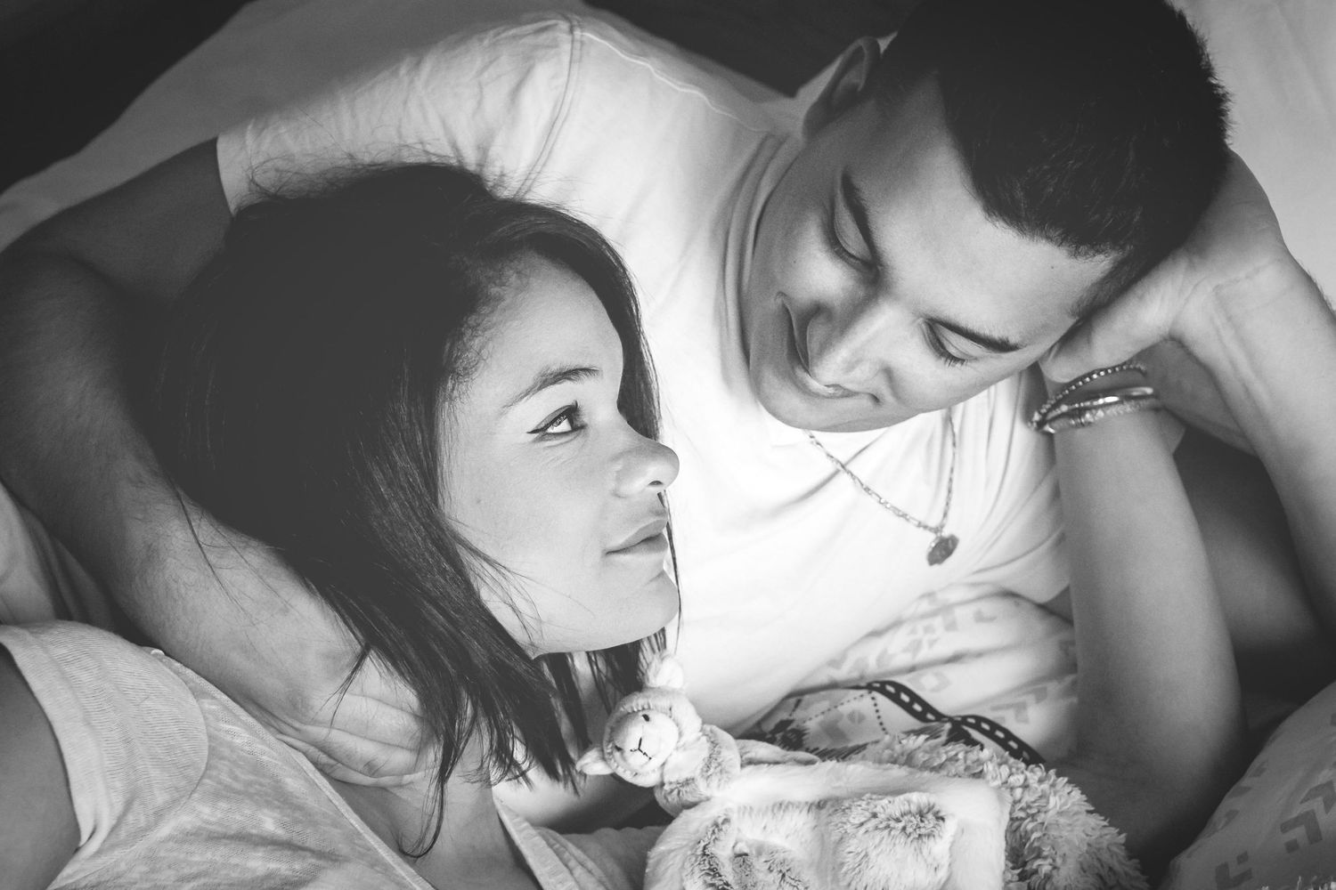 photographie couple lifestyle noir et blanc lyon
