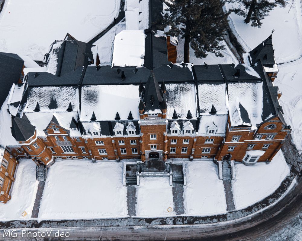 Photo drone aérienne à Sherbrooke en estrie