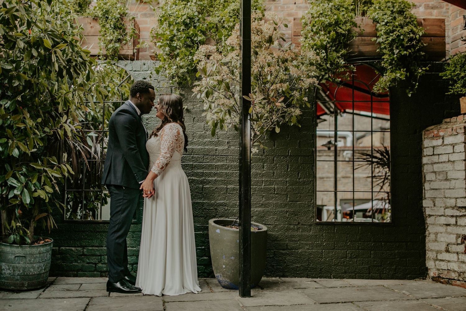 Bride and Groom, Bar Italia Uxbridge Wedding Photography