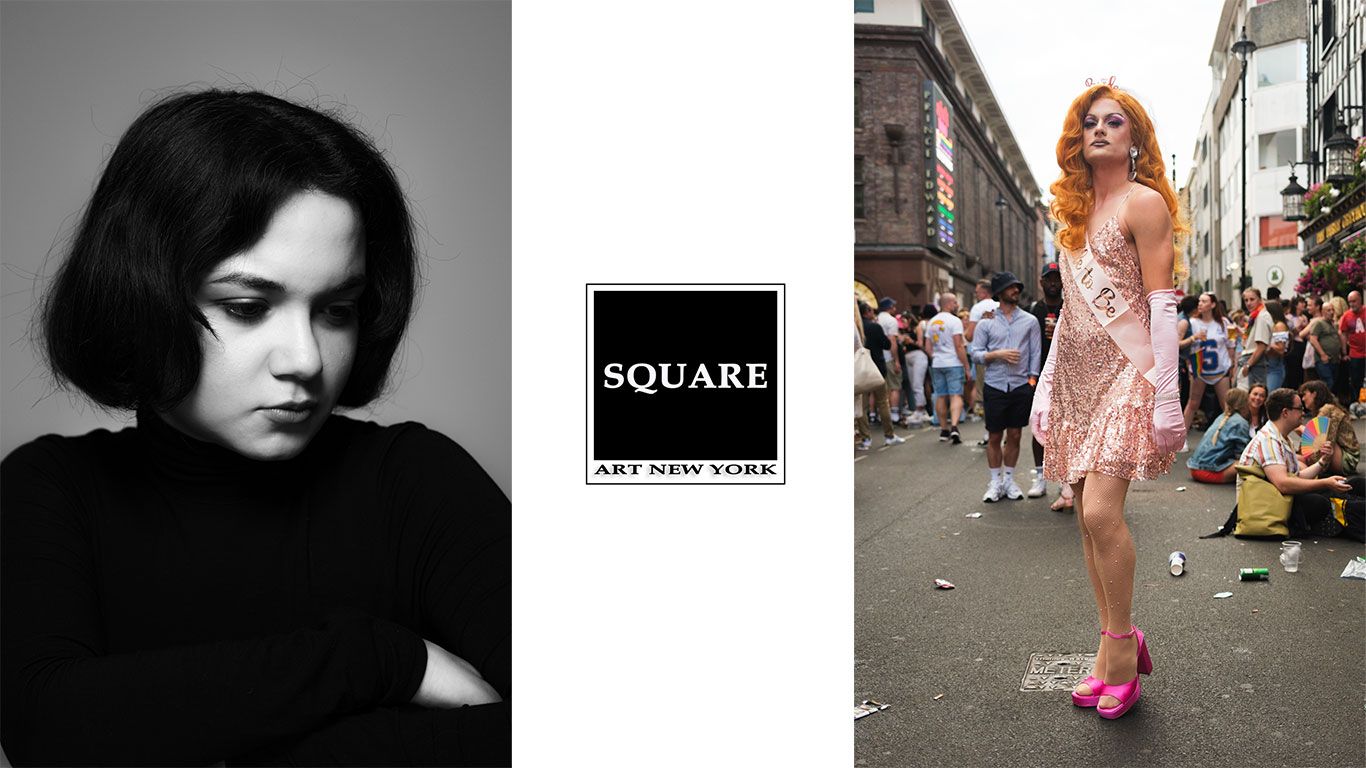 Flyer promoting Square Art New York, by photographer Gary Williams.