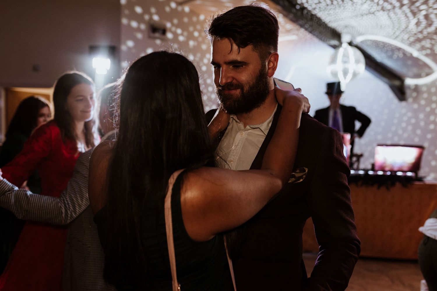 Wedding reception party photographs with The Vintage DJ Shropshire djing