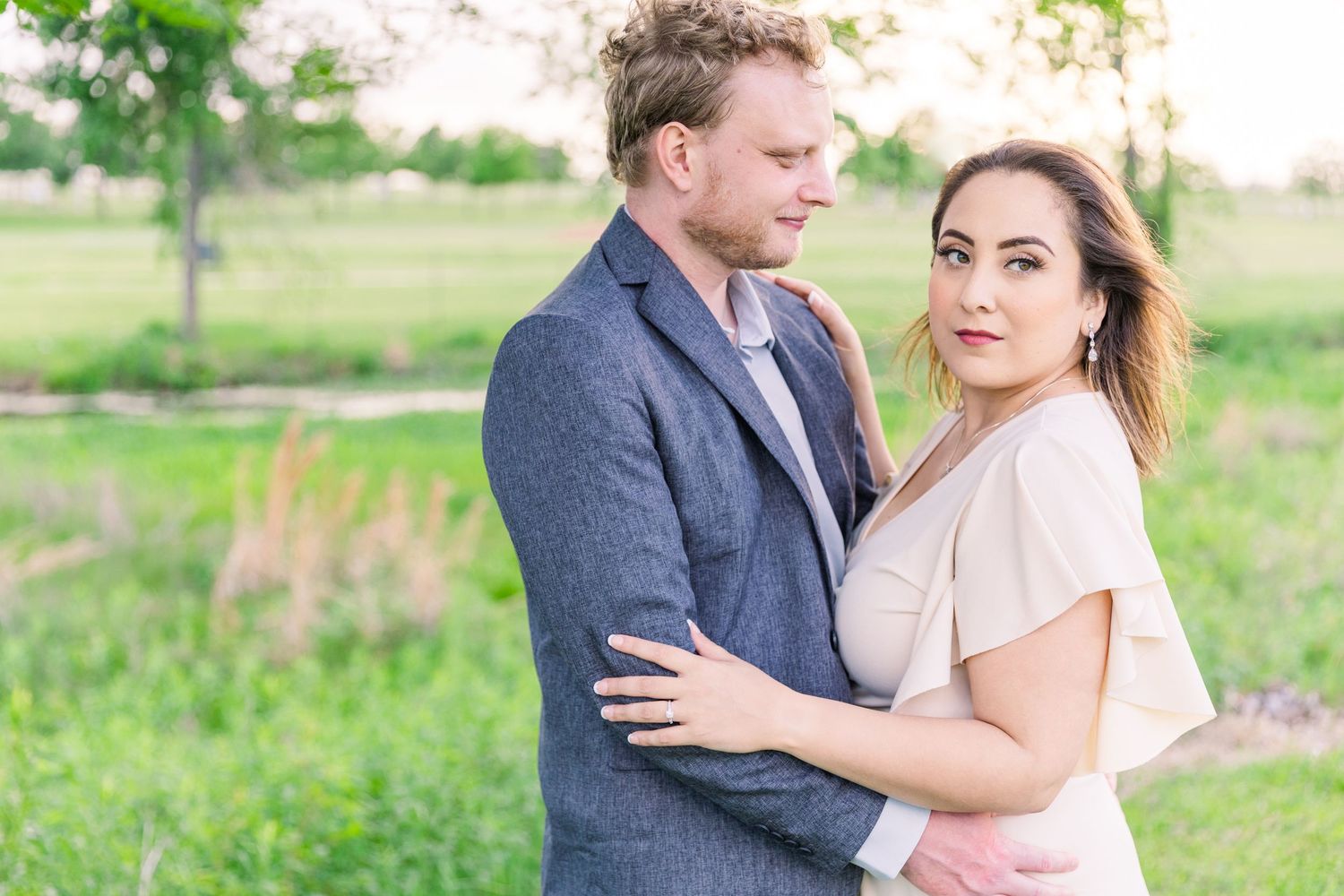 romantic engagement session