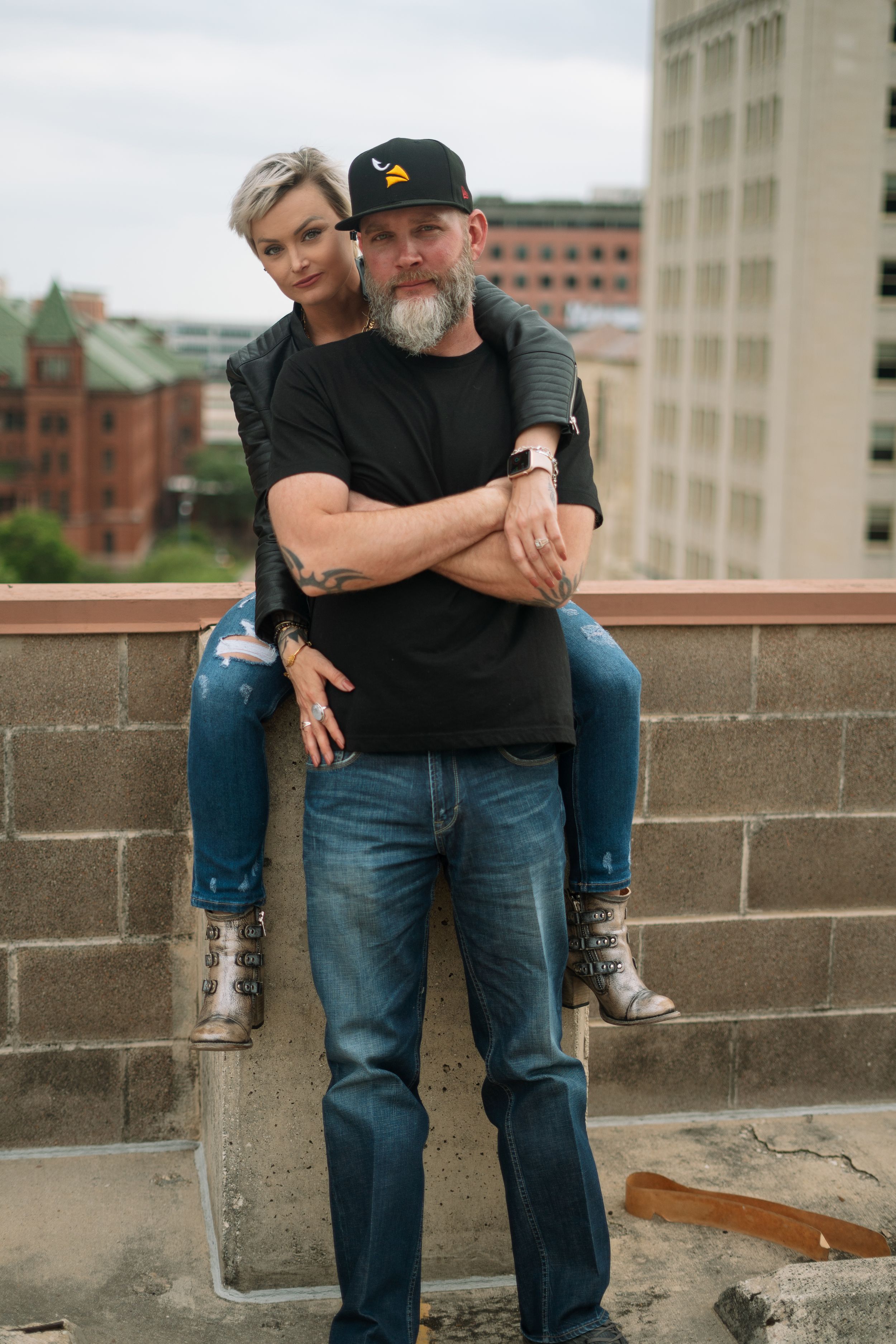 rooftop photoshoot