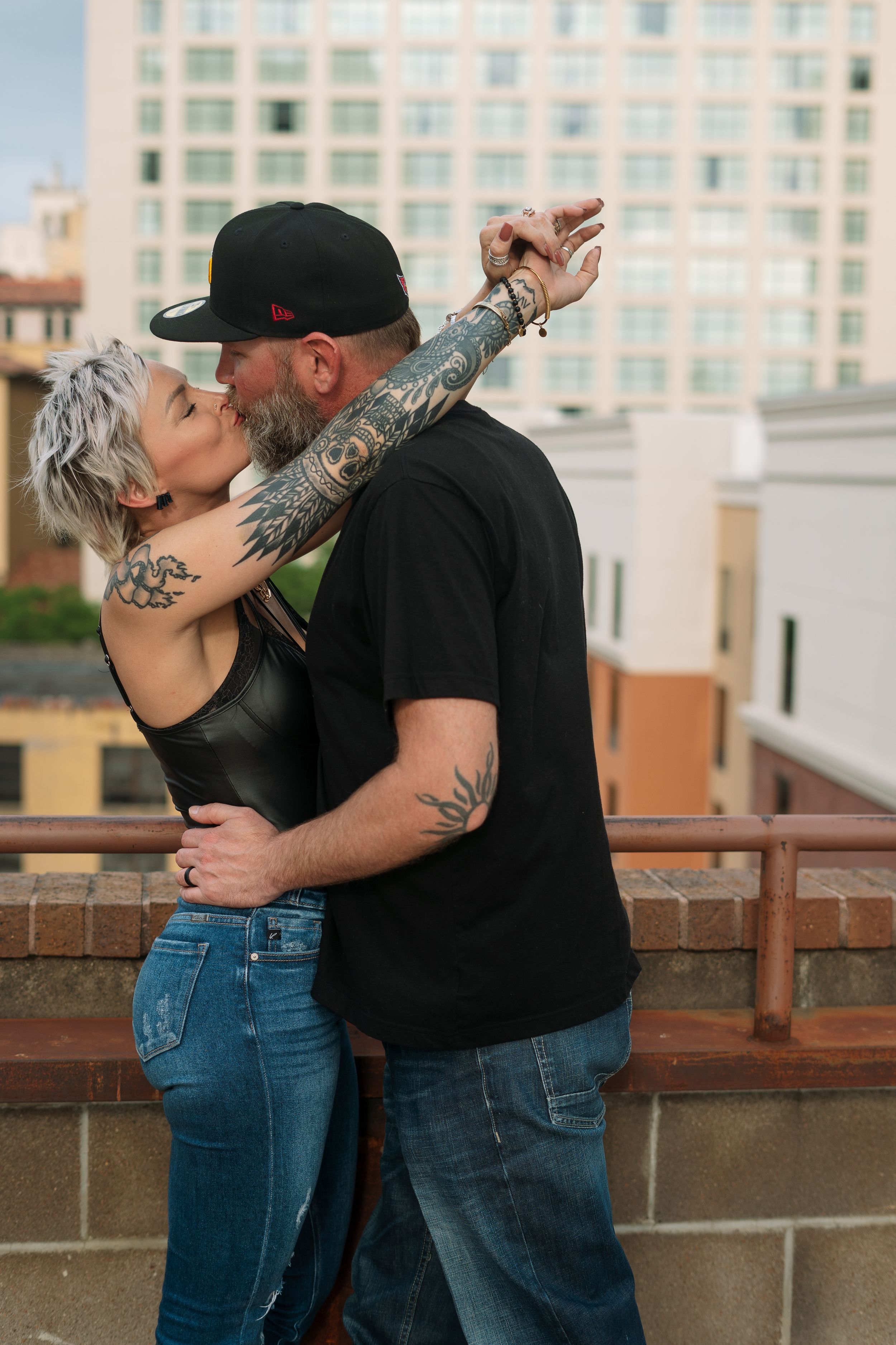 san antonio tattooed couple