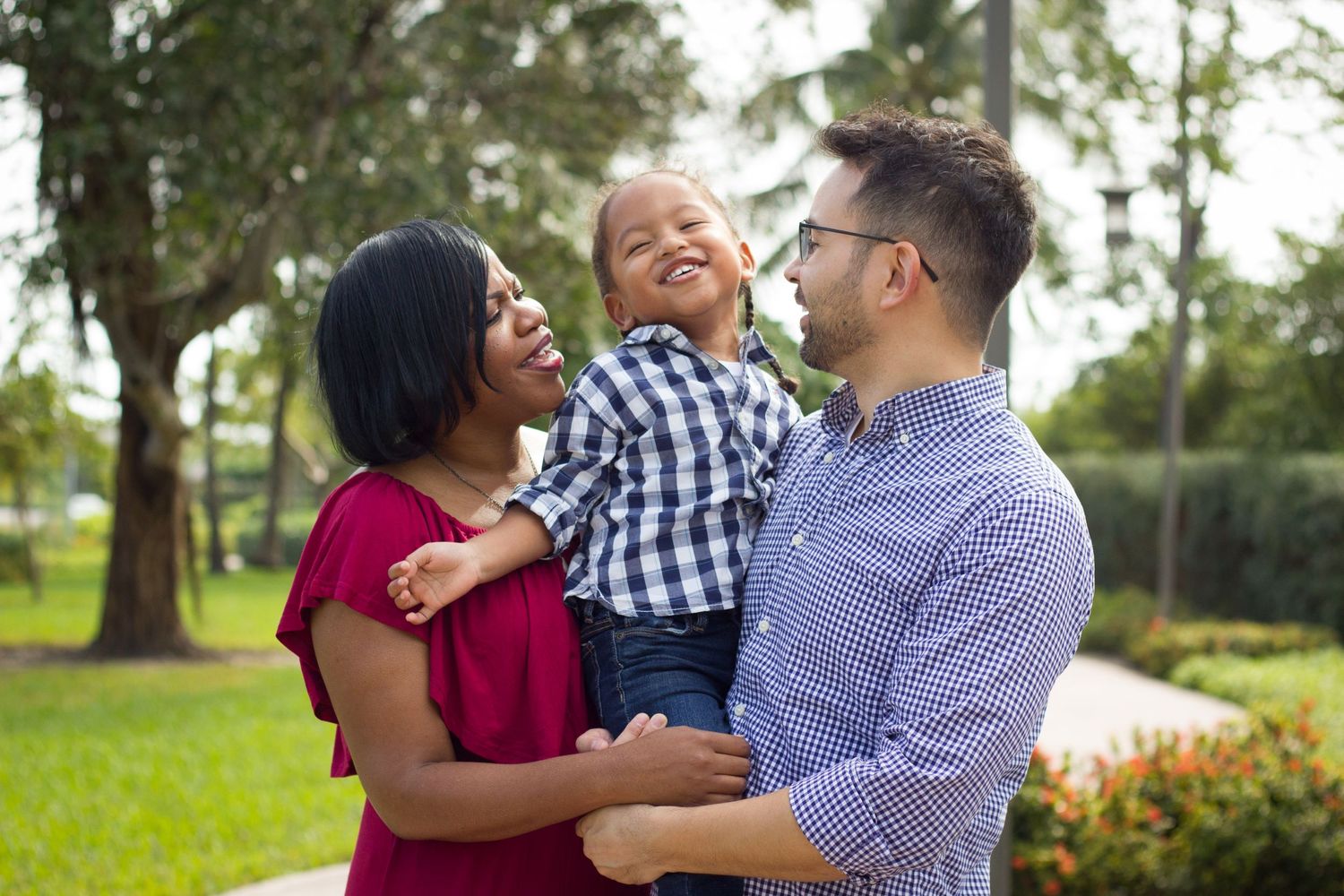 Bi-racial happy family, nassau bahamas photographer, K. Yolanda Turnquest Photography