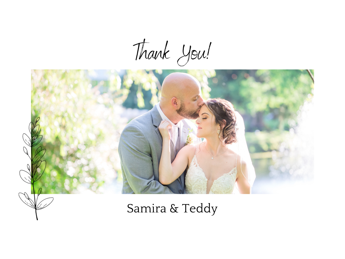 Couple sharing a romantic moment on their wedding day.