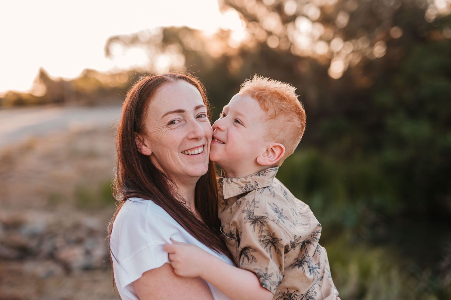 Mother and Son - Cheeky Boy