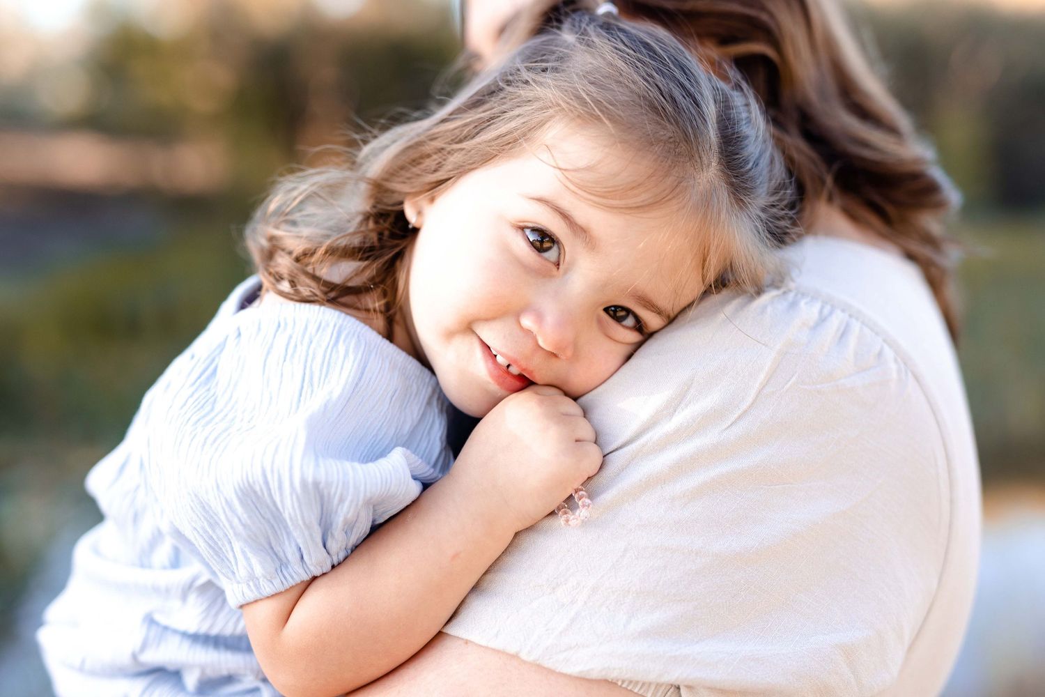 Mother and Daughter Hugs