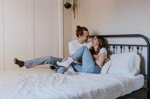 In-home family session at Strawberry Hollow AirBnb in Trenton, Ontario - Halifax Photographer