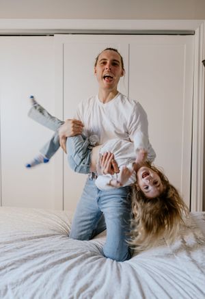 In-home family session at Strawberry Hollow AirBnb in Trenton, Ontario - Halifax Photographer