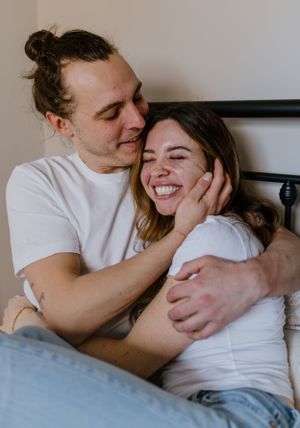 In-home family session at Strawberry Hollow AirBnb in Trenton, Ontario - Halifax Photographer