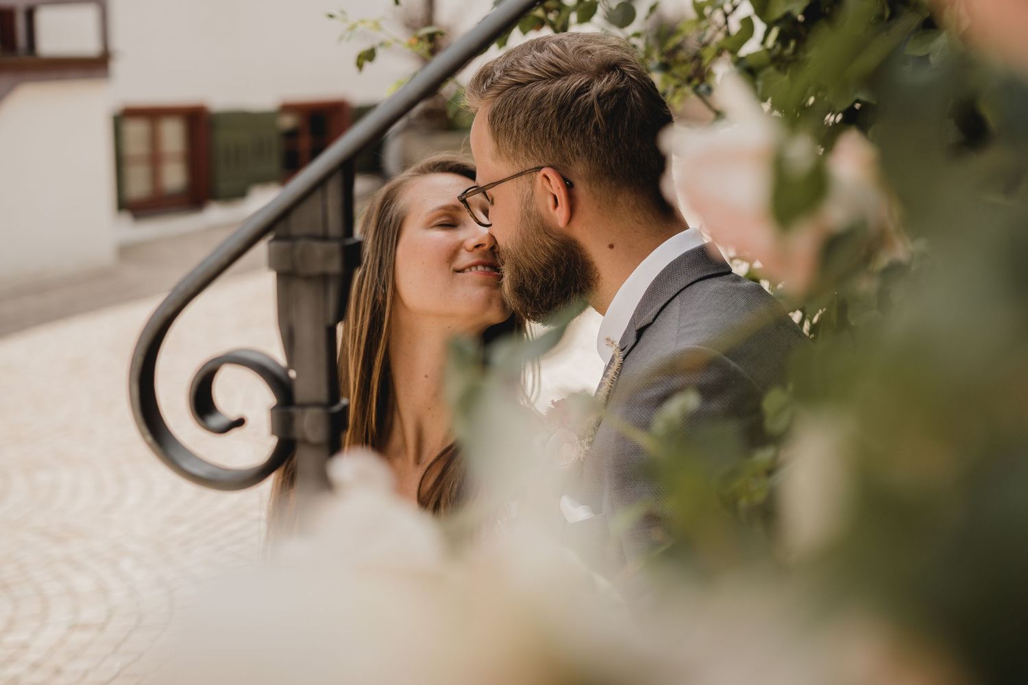 Hochzeitsbilder im Weberviertel von Biberach von Hochzeitsfotografin Ramona Maier