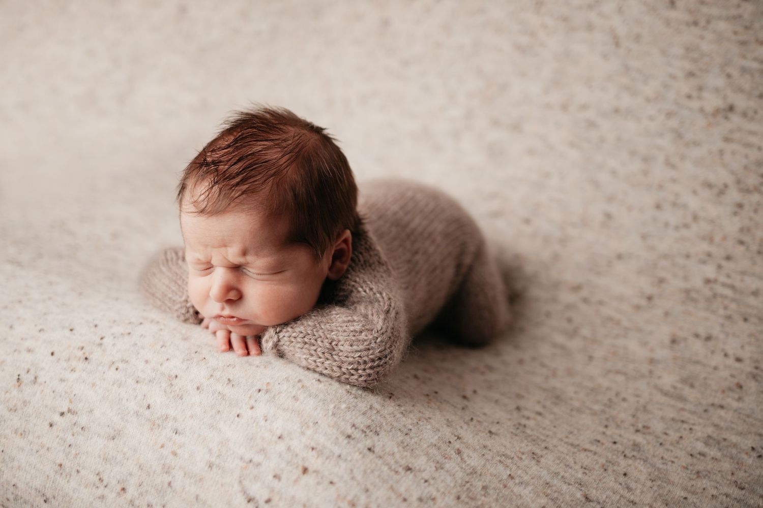 Newborn boy photo, taken by Jen Knightstep, Photographer