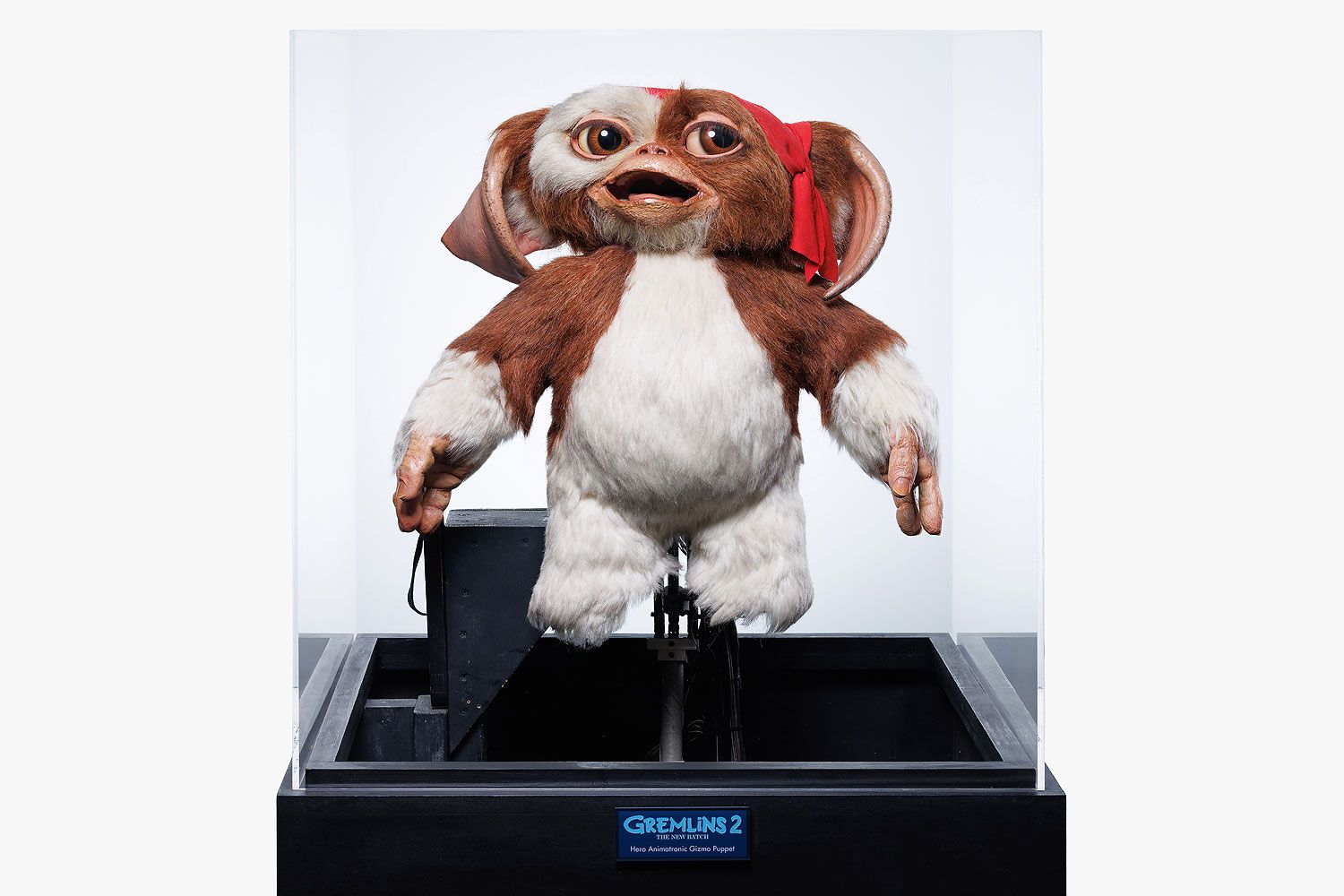 Gizmo animatronic movie prop from Gremlins 2