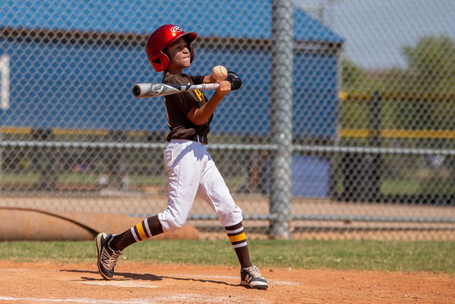 Drew Arnold Photography Youth baseball batting action photo