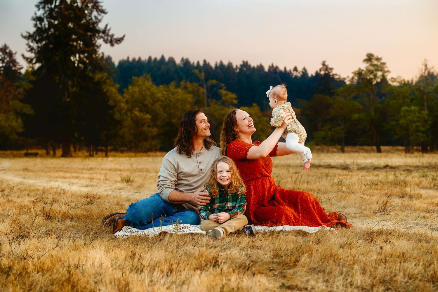 Family Session at Steilacoom Park in Steilacoom Washington