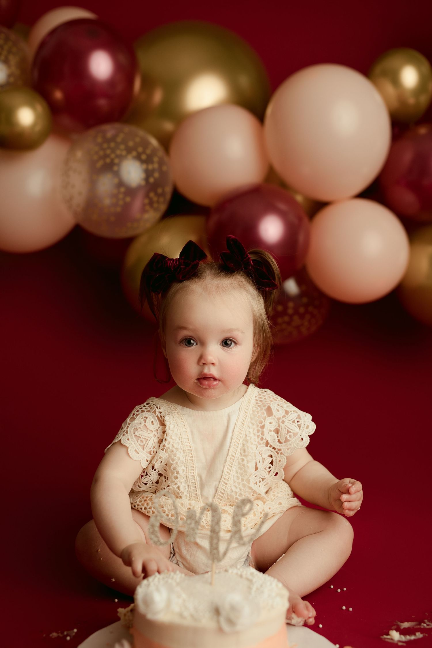 Wichita cake smash photographer, Wichita baby photographer, baby portraits near me