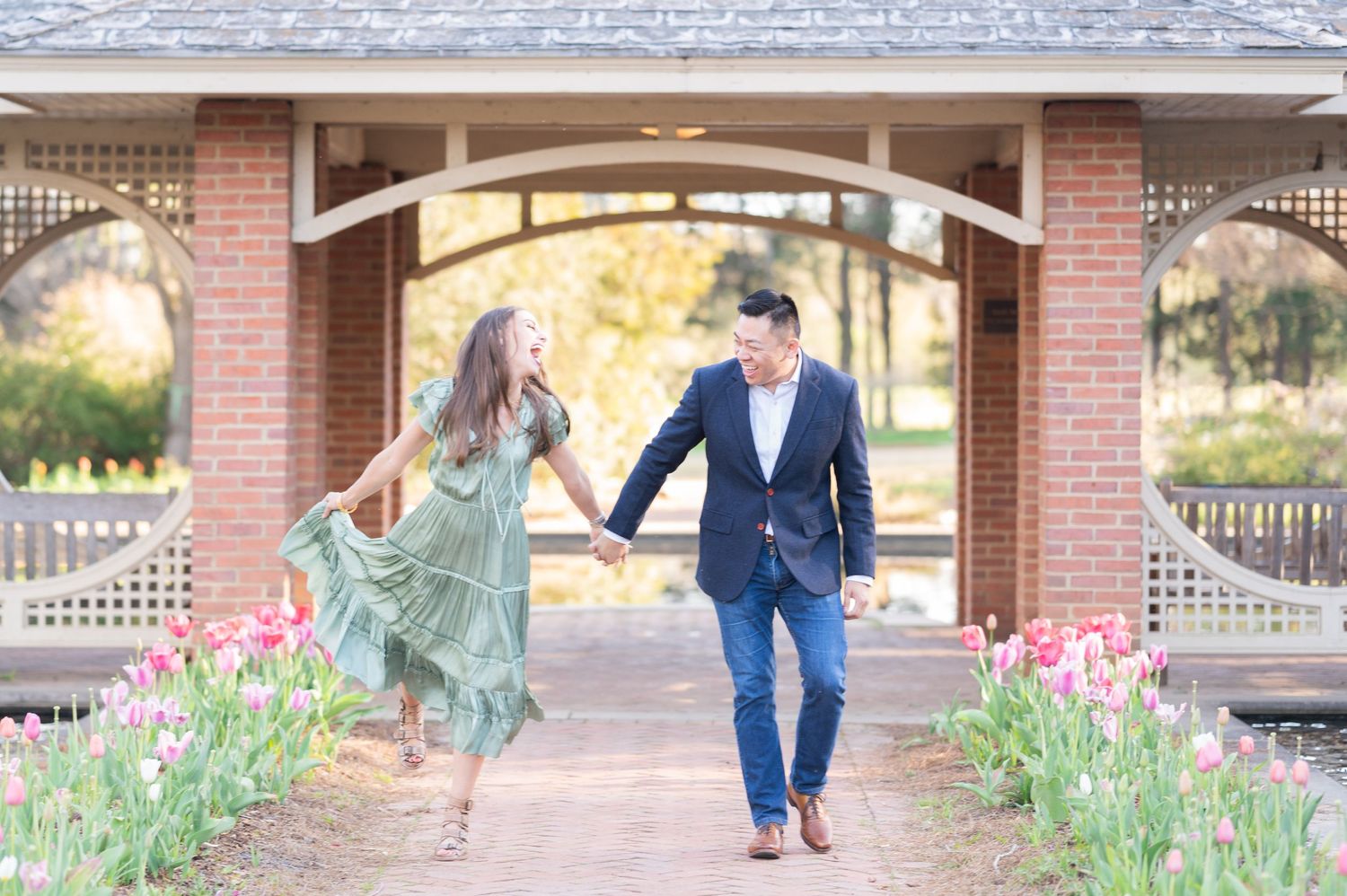 wedding photographer, engagement photographer, bride, Huntsville weddings, Huntsville Botanical Gardens, just engaged