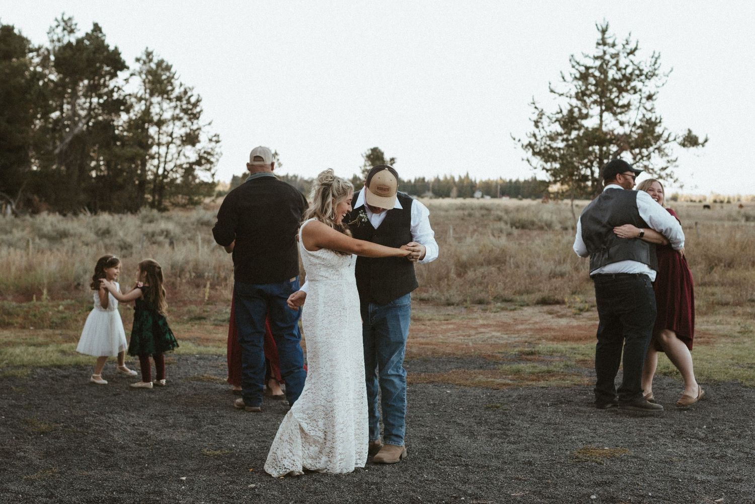 small wedding dancing reception