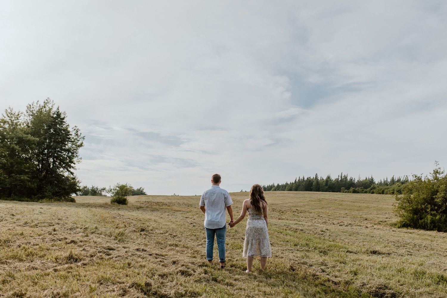 Summer sunset engagement session at Cole Harbour Heritage Park, Cole Harbour, Nova Scotia