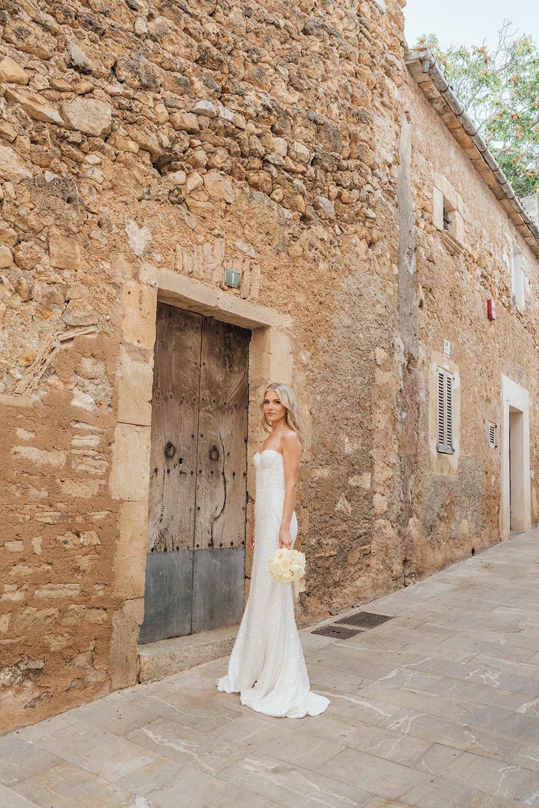 a bride in mallorca
