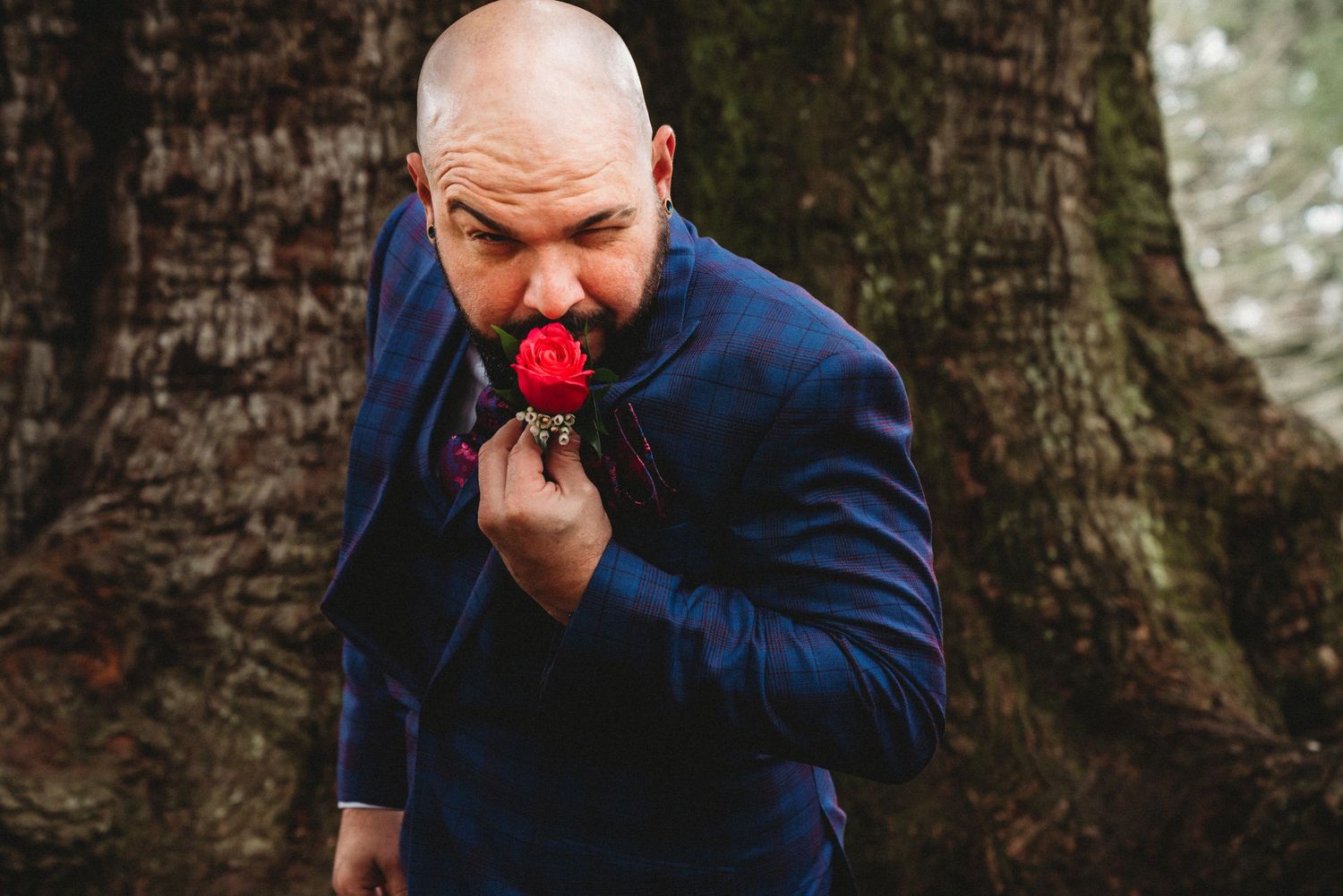 Audubon Park, New Orleans, elopement, fun, micro wedding, groom, Tree of Life