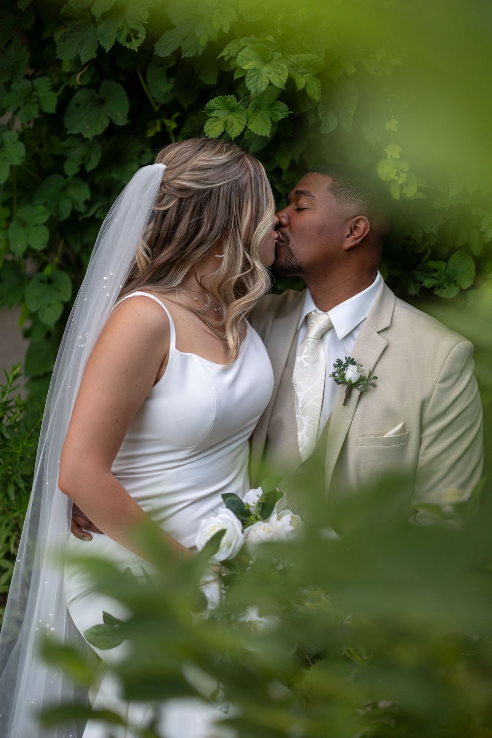 Interracial Wedding Photographer Skin Tones True Color Candid Intimate Portraiture Love Black Botanical Garden Editorial