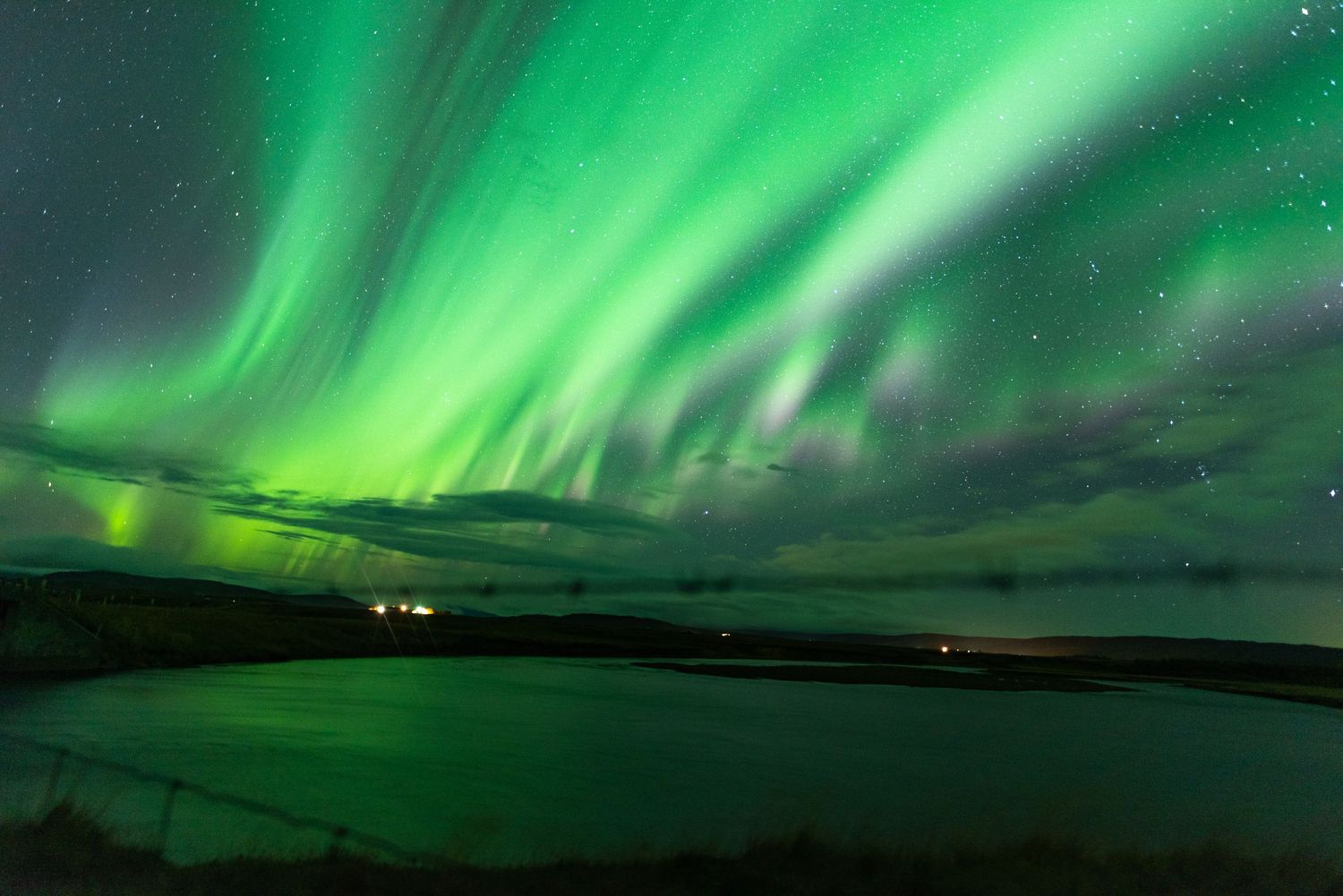 Aurora borealis, Iceland, 2019