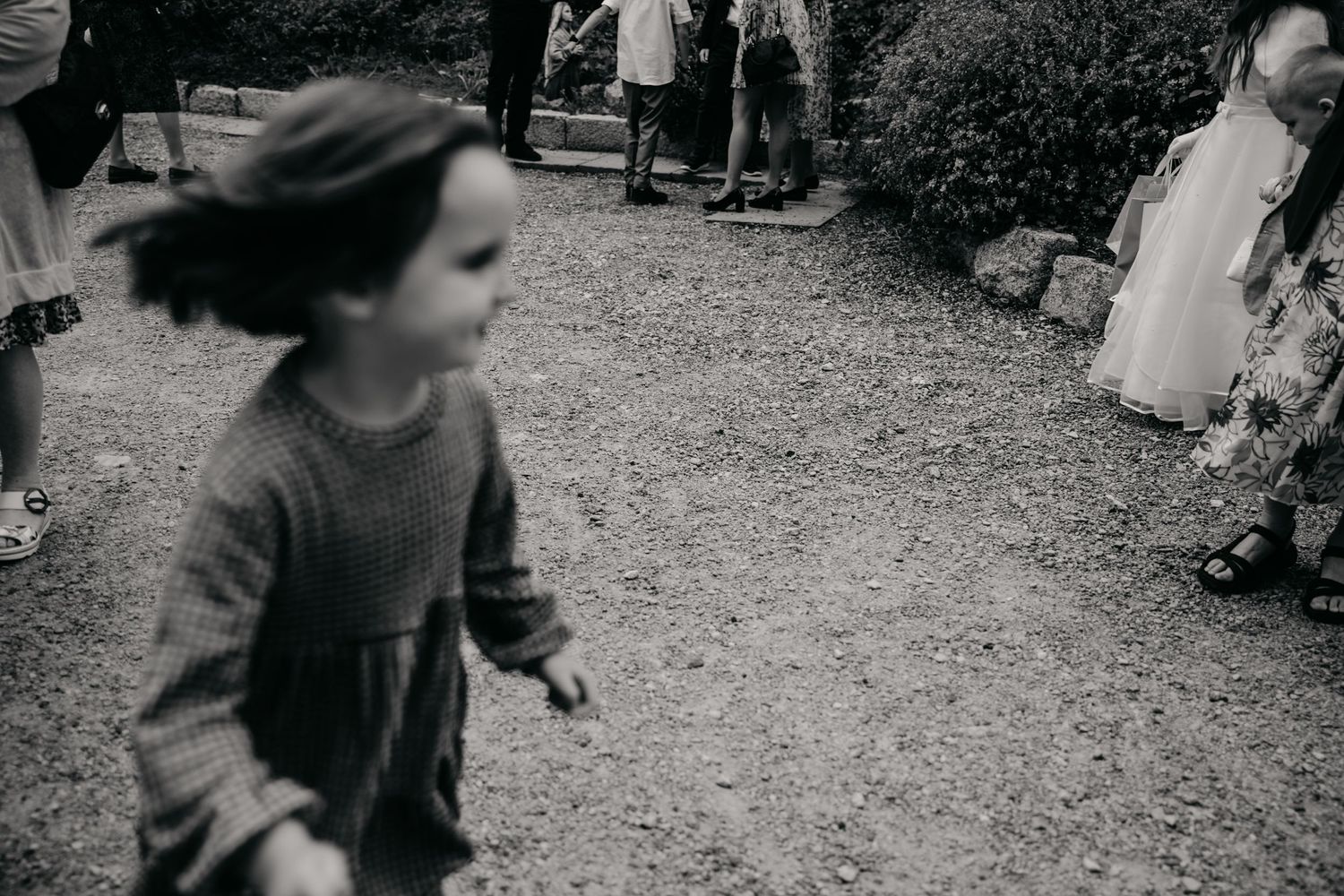 Little girl playing