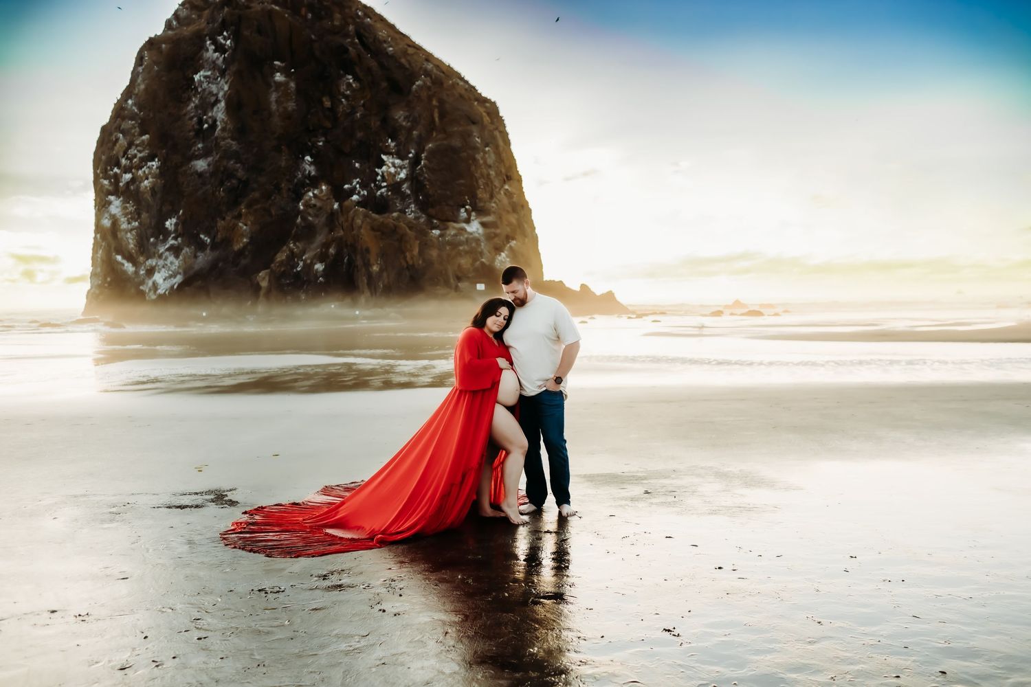 Beach maternity
