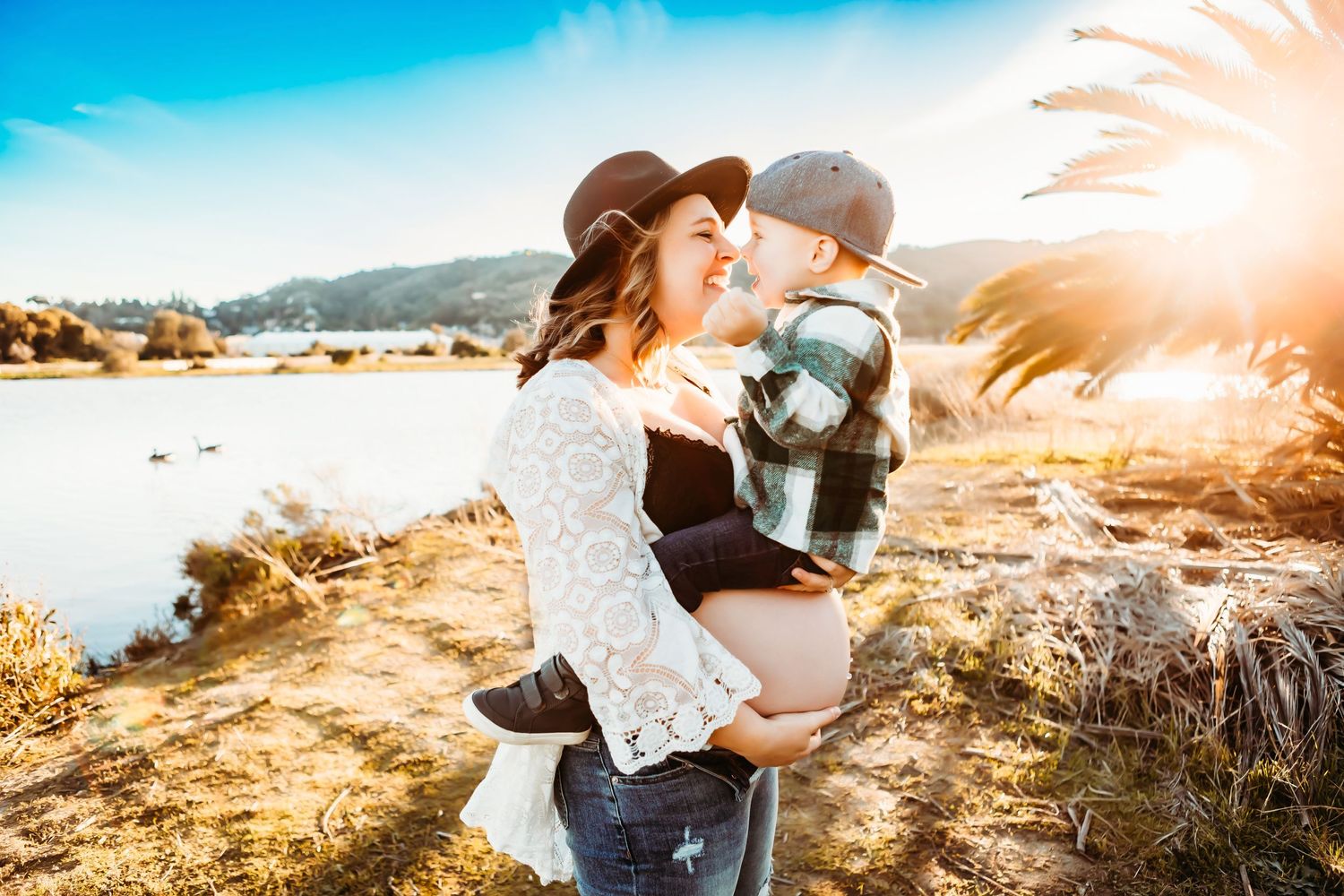 Mother and son photography