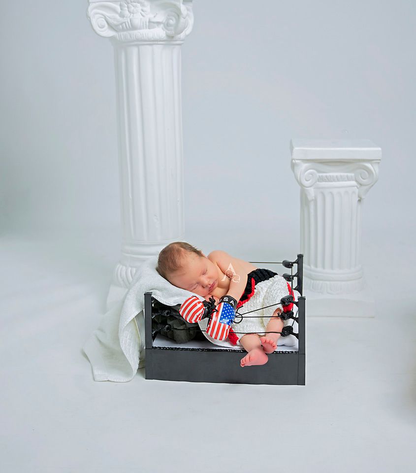 Newborn Baby Boxer Newborn Photography Coral Springs Florida