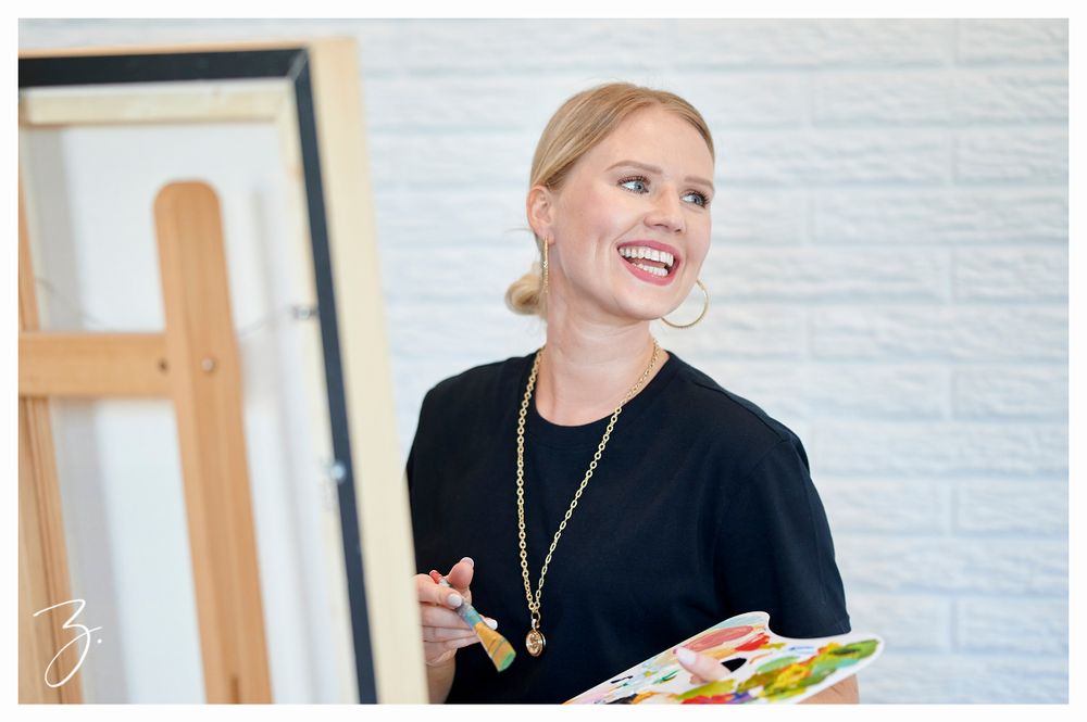 Branding Session for artist Kate Baldock of Fargo, North Dakota
