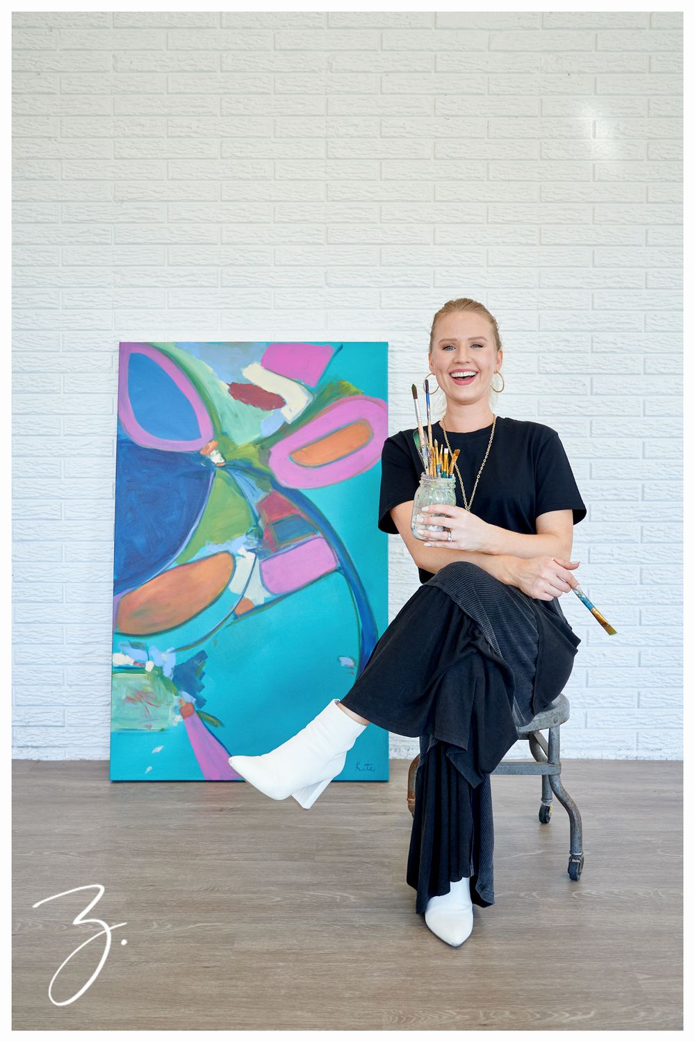 Branding Session for artist Kate Baldock of Fargo, North Dakota