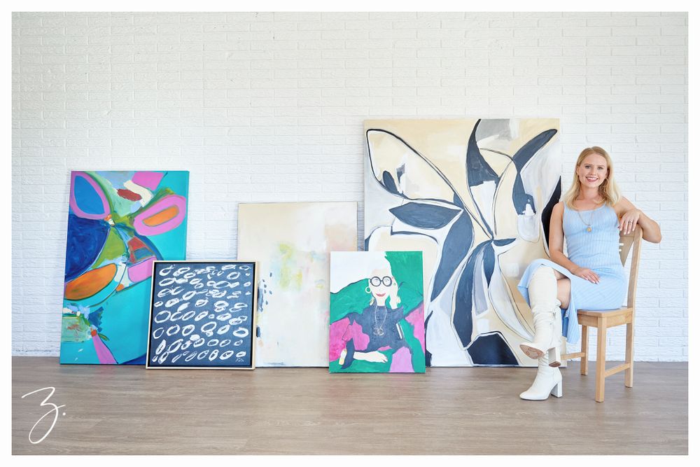 Branding Session for artist Kate Baldock of Fargo, North Dakota
