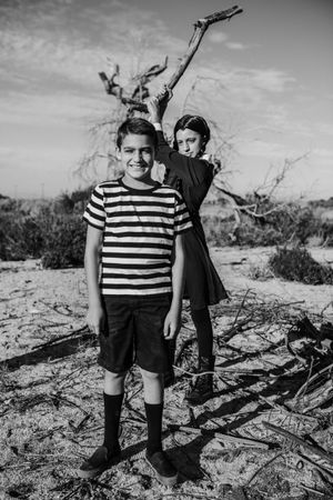 unposed natural family photographer, high desert Southern California family photographer kid portraits