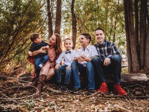 unposed natural family photographer, high desert Southern California family photographer kid portraits