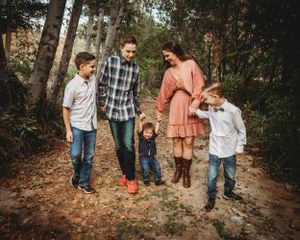 unposed natural family photographer, high desert Southern California family photographer kid portraits