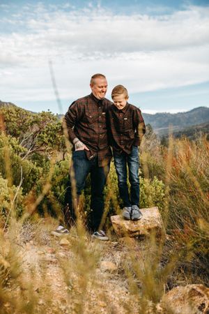 unposed natural family photographer, high desert Southern California family photographer kid portraits