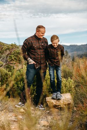 unposed natural family photographer, high desert Southern California family photographer kid portraits