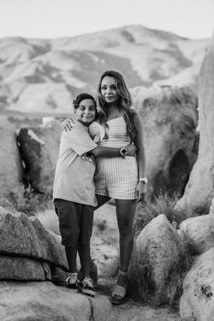 unposed natural family photographer, high desert Southern California family photographer kid portraits