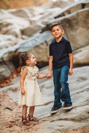unposed natural family photographer, high desert Southern California family photographer kid portraits