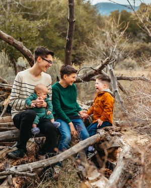 unposed natural family photographer, high desert Southern California family photographer kid portraits