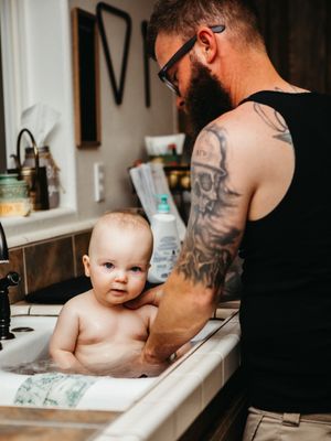 unposed natural family photographer, high desert Southern California family photographer kid portraits