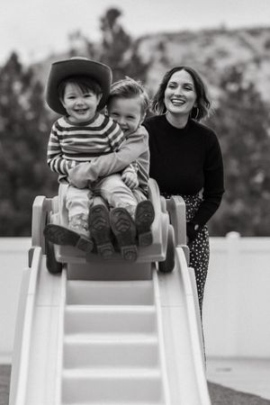 unposed natural family photographer, high desert Southern California family photographer kid portraits